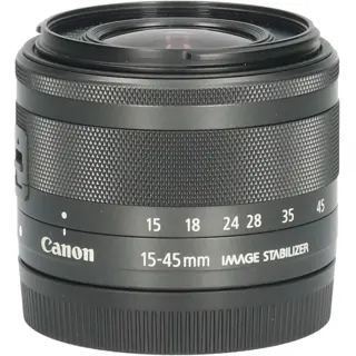 Tweedehands Canon EF-M 15-45mm f/3.5-6.3 IS STM - Zwart CM5270
