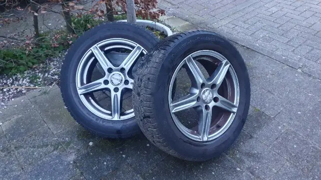 Velgen met winterbanden 5 steeks voor Mazda, Hyundai, Kia en andere met kettingen