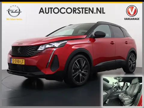 Peugeot 3008 1.6T 225pk AUT-8 GT Pack HYbrid Leer/Alcantara+Elektr.+Verwarmd Trekhaak Navi360°Camera