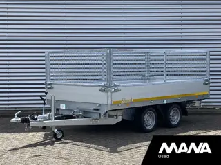 EDUARD K4 3318 Driezijdige Kipper 3500kg 2 assen Tandem 330X180 cm Geremd