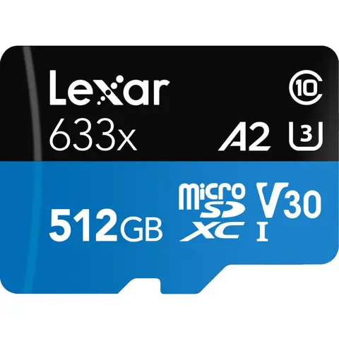 Lexar MicroSD Blue Series UHS-I 633X 512GB V10