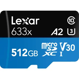 Lexar MicroSD Blue Series UHS-I 633X 512GB V10