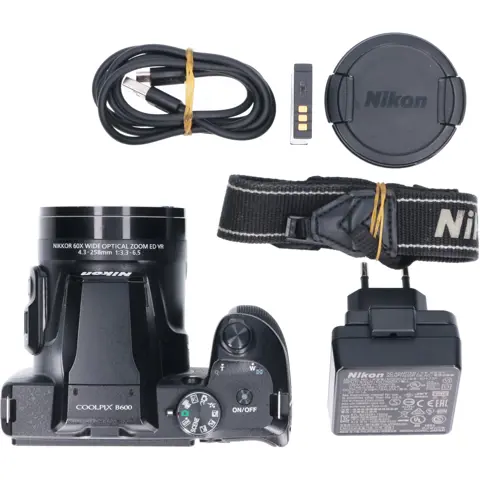 Tweedehands Nikon Coolpix B600 Zwart CM4653