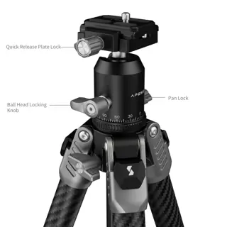 SmallRig 5478 Portable Photo Carbon Fiber Tripod