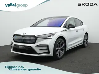 Skoda Enyaq Coupé iV 80 RS 299 pk | SOH 92% | Panoramadak | Trekhaak | Leder | Geheugen-/massagestoe