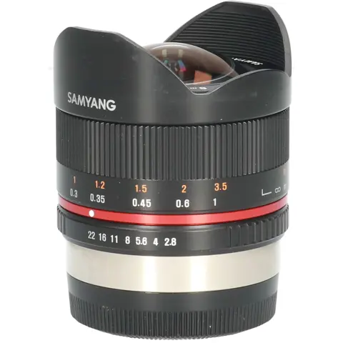 Tweedehands Samyang 8mm f/2.8 Fisheye II Fuji X CM4881