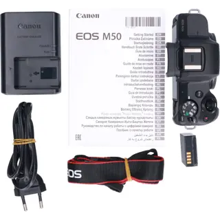 Tweedehands Canon EOS M50 Zwart Body CM4690