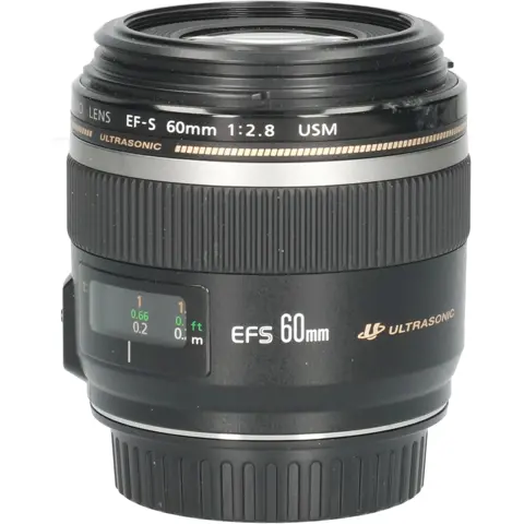 Tweedehands Canon EF-S 60mm f/2.8 Macro USM CM4775