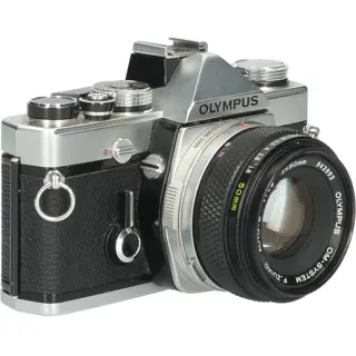 Tweedehands Olympus OM-1 + Olympus Auto-S Zuiko 50mm f/1.8 CM5027