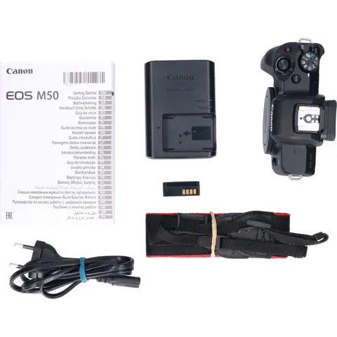 Tweedehands Canon EOS M50 Zwart Body CM5319