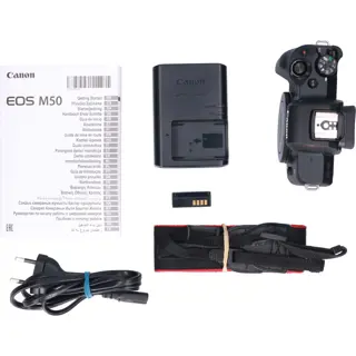 Tweedehands Canon EOS M50 Zwart Body CM5319