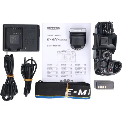 Tweedehands Olympus E-M1 Mark II Body Zwart CM4813