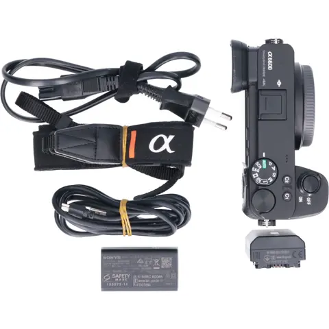 Tweedehands Sony A6600 Body Zwart CM4542