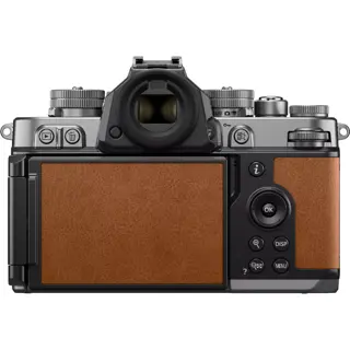 Nikon Z f Silver Body Cognac Brown