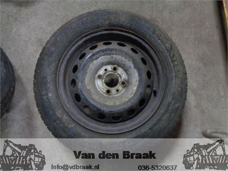 Fiat Doblo Cargo 2005-2010 Reservewiel staal 15 Inch