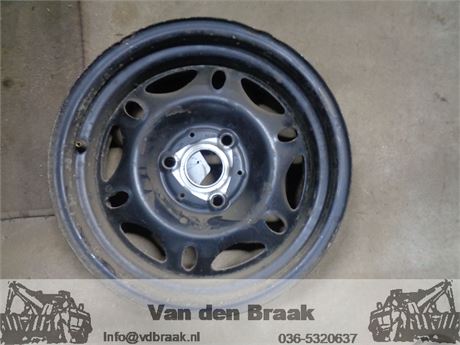 Smart City-Coupe 1998-2004 Stalen velg achterzijde