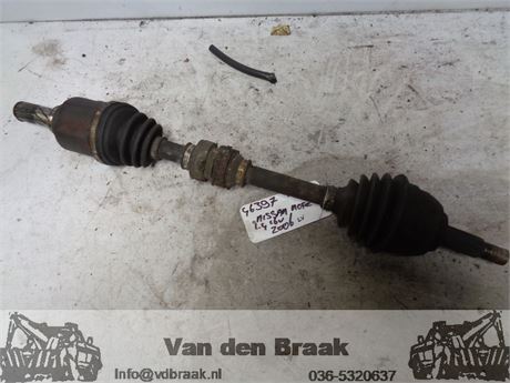 Nissan Note 1.4 16V 2006-2013 Aandrijfas links