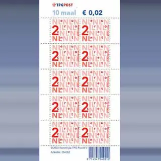 Cijfer Nikkels 2 cent (2003)