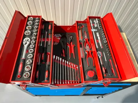 Ultra Force Equipment Gereedschapskoffer metaal incl 86 pcs gereedschap