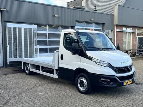 Iveco Daily 35S14 2.3 Autotransporter Tijhof 5.14 M Airco Cruise controle 3500kg Trekhaak 1145kg Laa