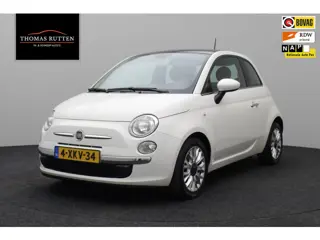Fiat 500 0.9 TwinAir Turbo Lounge 2014 | Panoramadak | Airco | Lichtmetalen Velgen | Stuurwiel Bedie