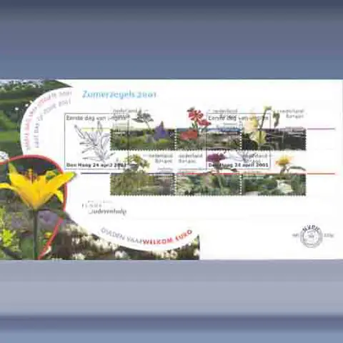 Ouderenzegels (blok) (2001)