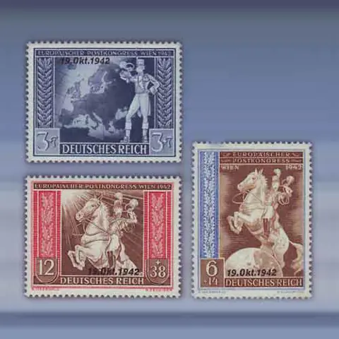 Postkongress + opdruk (1942)