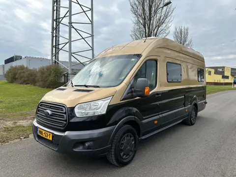 Ford TRANSIT 2018 4-Pers Dwarsbed Airco Zonnepaneel TV Kachel