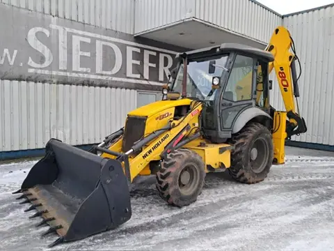 New Holland B 80 B - SS , 4x4 , Backhoe Loader , 4in1 Bucket