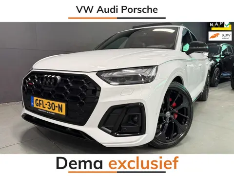 Audi Q5 55 TFSI e SQ5 367PK 3X S-LINE 21'' BLACK-LINE PANO/B&O/H-UP/LUCHTVERING/MASSAGE STOELEN/FULL