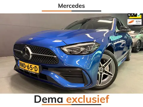 Mercedes-Benz C-klasse 300 e AMG BLACK-LINE 313PK PANO/V-COCKPIT/NAVI/DAB/CARPLAY/CAM///