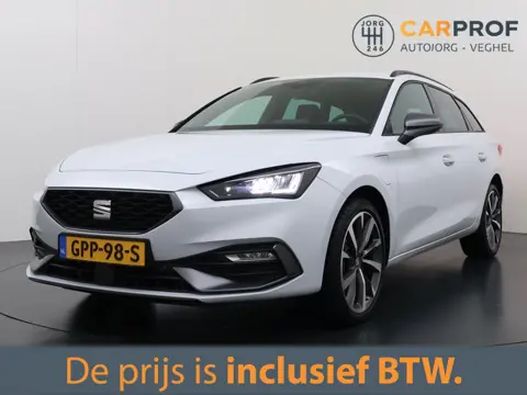 SEAT Leon Sportstourer 1.5 TSI e-Hybrid FR PHEV First Edition SOH 100% | Camera | LMV | Navigatie |