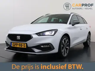 SEAT Leon Sportstourer 1.5 TSI e-Hybrid FR PHEV First Edition SOH 100% | Camera | LMV | Navigatie |