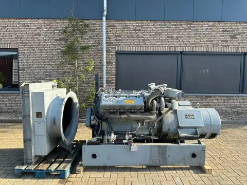 MAN D2858 MT AvK 250 kVA Noodstroom generatorset ex Emergency