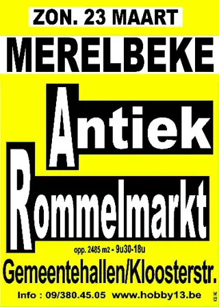 Antiek &amp; Rommelmarkt te Merelbeke