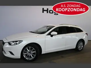 Mazda 6 Sportbreak 2.0 HP TS+ Clima Cruise Control Stoelverwarming Trekhaak Rijklaarprijs Inruil Mog