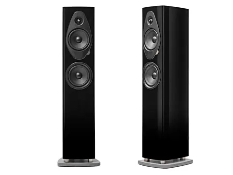 Sonus faber Sonetto III G2 vloerstaande speaker hoogglans zwart