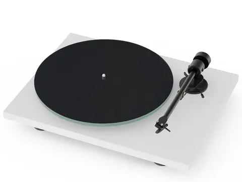 Pro-Ject T1 EVO platenspeler wit zijdeglans