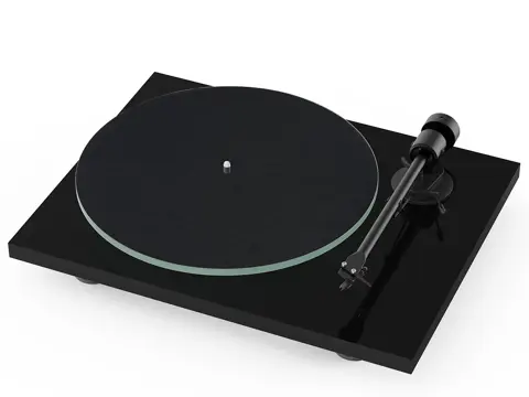 Pro-Ject T1 EVO platenspeler zwart hoogglans