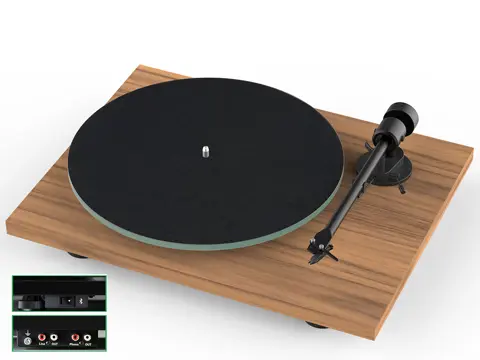 Pro-Ject T1 EVO BT platenspeler walnoot