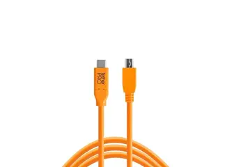 Tether Tools TetherPro USB-C - 2.0 Micro-B 5-Pin (4,6m oranje)