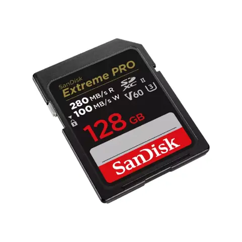 SanDisk Pro 128GB V60 UHS-II SD Cards 280/100MB/s