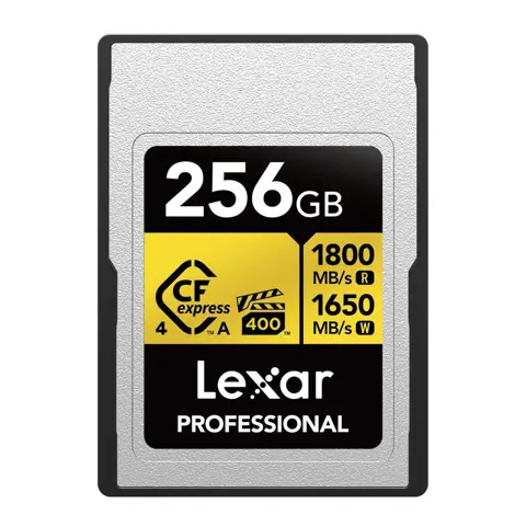 Lexar CFexpress Pro Type A Gold 4.0 Series 256 GB R1800/W1650MB/s - VPG400