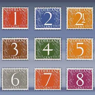 Cijfer zegels (1946)