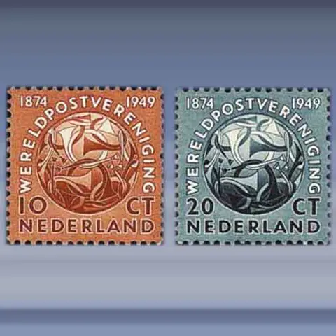 Jubileumzegels Wereldpostvereniging (1949)