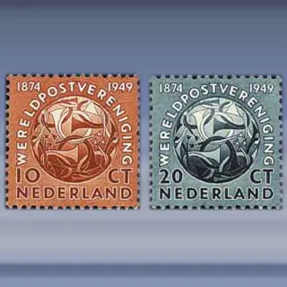 Jubileumzegels Wereldpostvereniging (1949)