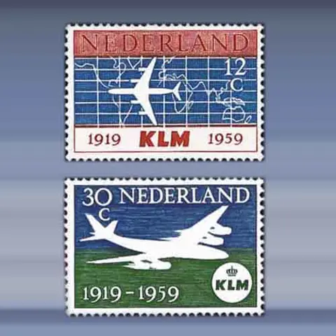 K.L.M.-zegels (1959)