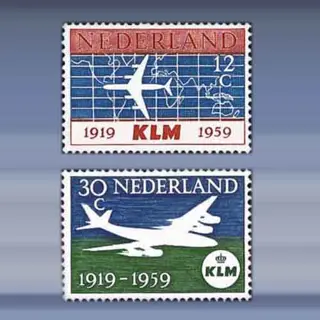 K.L.M.-zegels (1959)
