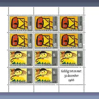 Kinderzegels (blok) (1965)