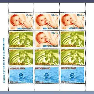 Kinderzegels (blok) (1966)